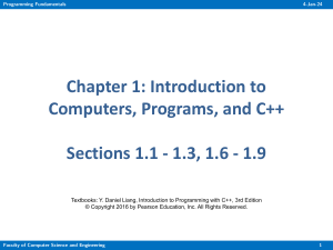01 Introduction to Computers Programs and Cpp