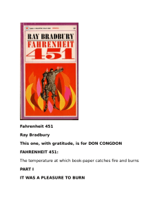 Fahrenheit 451 by Ray Bradbury - Unknown