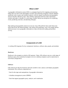 What is GIS (PDF)