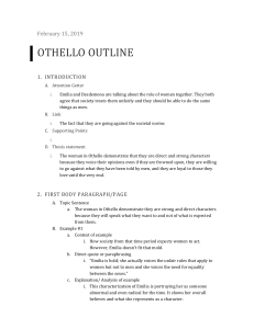 Othello Outline