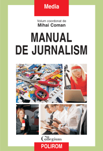 Manual de Jurnalism - Ghid Complet