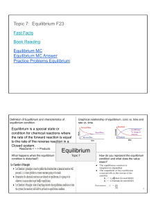 F23 Topic 7 Equilibrium Notes