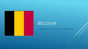 Country assignement 1 Belgium