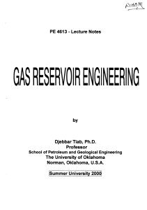 Tiab D Gas Reservoir Engineering