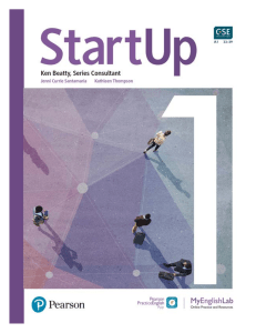 STARTUP 1 STUDENT BOOK