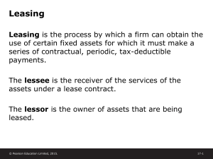 Lecture 10 - PPT Leasing