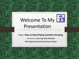 Piping Isometric presentation