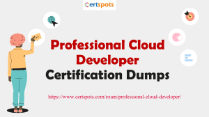 Professional Cloud Developer Certification Dumps Questions