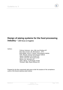 silo.tips design-of-piping-systems-for-the-food-processing-industry-with-focus-on-hygiene