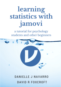 Navarro & Foxcroft (2018). Learning statistics with jamovi