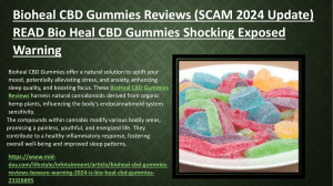 BioHeal CBD Gummies