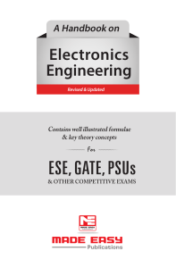 26 A Handbook on Electronics Engineering