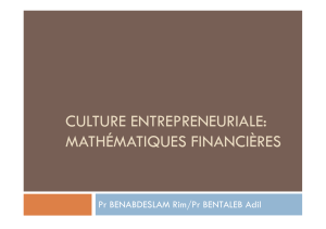 Mathématiques financières