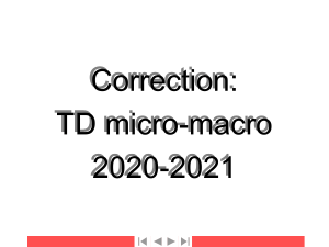 Corrigé TD Micro