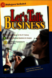 Let's talk bussiness