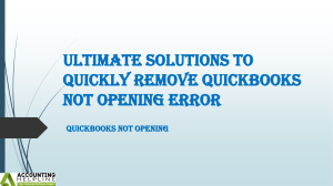 How to overcome QuickBooks Not Opening glitch