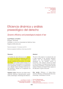 Eficiencia dinámica y análisis praxeológico del derecho-Luis Fraga lo Curto