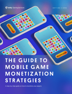 The guide to moble game monetization strategies