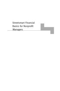 Thomas A. McLaughlin(auth.) - Streetsmart Financial Basics for Nonprofit Managers, Third Edition (2009)