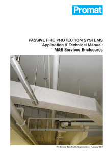 Passive Fire protection systems