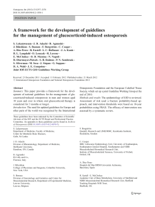 glucocorticoid induced osteoporosis