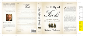 The Folly of Fools - The Logic of Deceit and Self Deception in Human Life (PDF)
