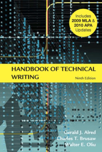 Handbook of Technical Writing 9th Ed
