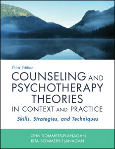 3rd Ed - Counseling and Psychotherapy Theories in Context and Practice- Sommers-Flanagan