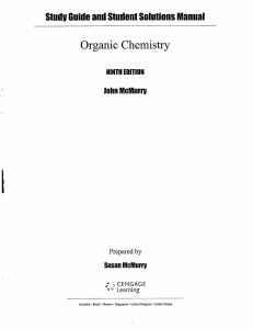 맥머리 유기화학 솔루션 9판(원서)