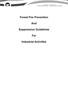 industrial guidelines forest fire prevention suppression