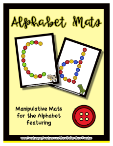 Alphabet Mats - Buttons