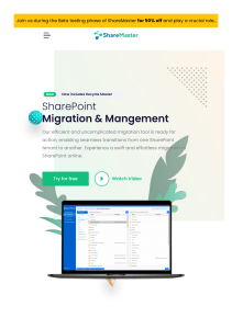 SharePoint Migration