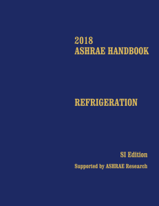 2018 ASHRAE Handbook - Refrigeration SI