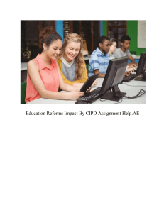 Education reforms impact | CIPD Assignment Help UAE