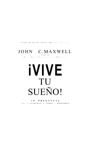 VIVE TU SUEÑO - JOHN C. MAXWELL