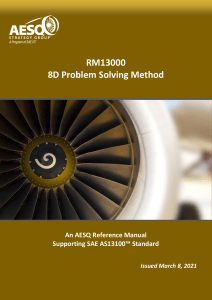 8D problem solving method, 2021 - AESQ Strategy Group