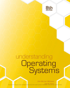 Understanding Operating Systems, 8th ed. (Ann McHoes, Ida M. Flynn) 