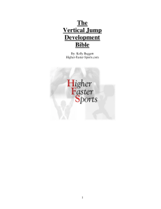 The Vertical Jump Development Bible, Kelly Baggett