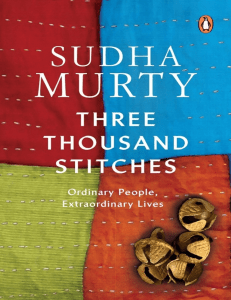 Three Thousand Stitches by Sudha Murthy