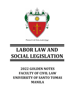 LaborLaw-UST Golden Notes 2022
