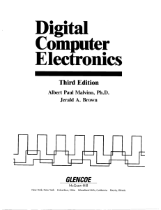 Digital Computer Electronics 3rd Edition - Chapters 1-5