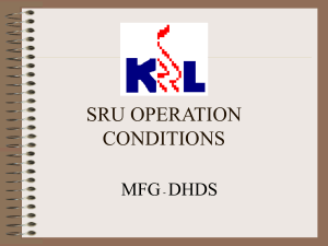 SRU operations