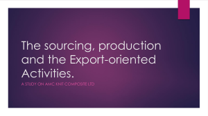 Tsourcing,production