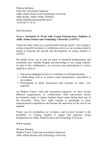 Invitation letter to EYEA