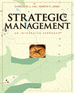 Strategic Management Hill, Jones Textbook 9th edition
