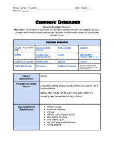 Copy of Chronic Disease  Graphic Organizer