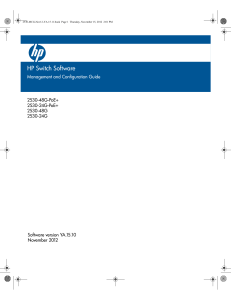 HPE c03594944 Management and Configuration Guide YA.15.10 (1)