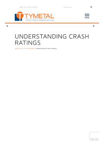Understanding Crash Ratings
