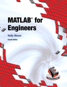 Holly Moore, Matlab for Engineers
