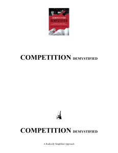 competition demystified